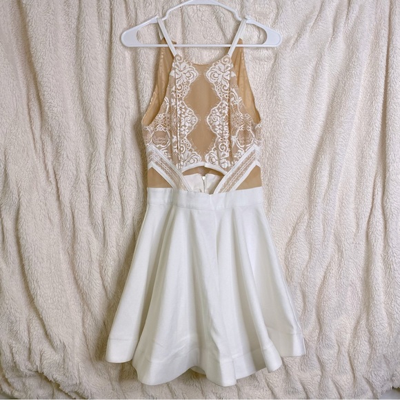 Dresses & Skirts - Luxxel White Lace Fit & Flare Dress